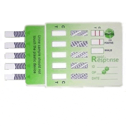 Shop for Rapid Response 12 Panel Urine Drug Test 25/Box used for Drug Testing Kit