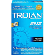 Buy Church & Dwight Trojan Enz Premium Lubricated Condoms, 12 Count  online at Mountainside Medical Equipment