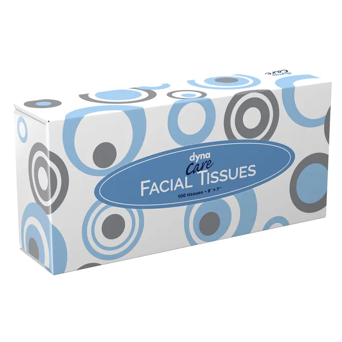 Buy Dynarex Facial Tissues Soft White 2-Ply, 100/bx  online at Mountainside Medical Equipment