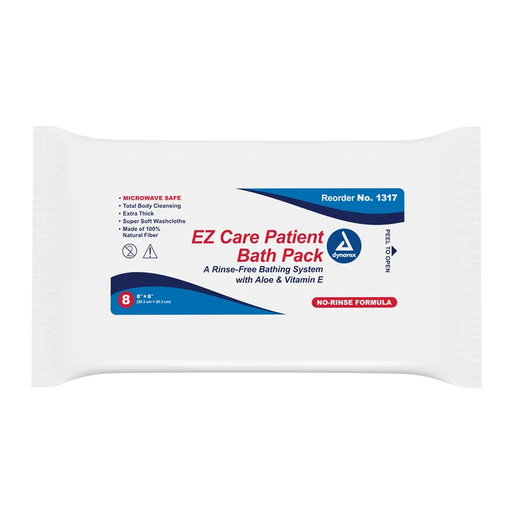 Buy Dynarex EZ Care Full-Body Bathing and Washing Disposable Wipes, 8/Pack  online at Mountainside Medical Equipment