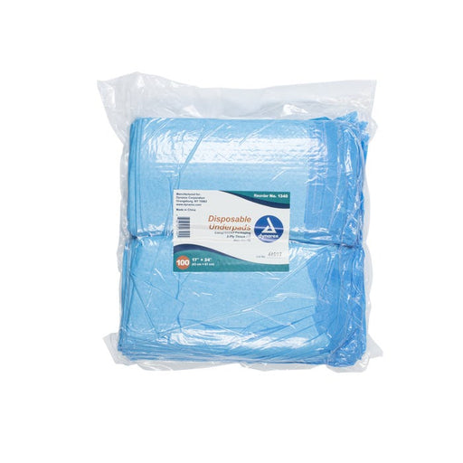 Buy Dynarex Underpads Disposable 17" x 24" - Pack of 100  online at Mountainside Medical Equipment