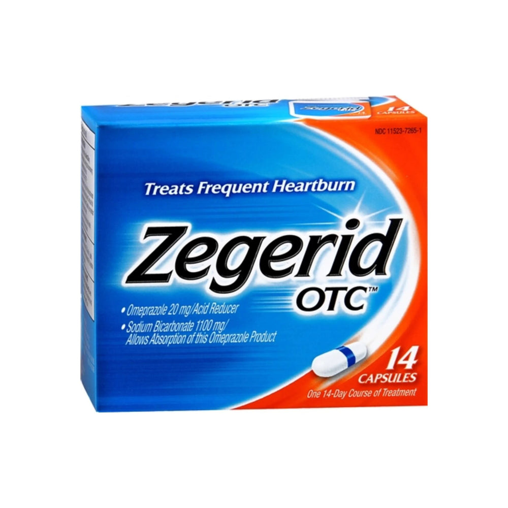 Buy Cardinal Health Zegerid OTC Heartburn Relief and Acid Reducer, 14 Capsules  online at Mountainside Medical Equipment