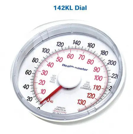 HealthOMeter 142KLS Large Dial Bathroom Scale, 330 x 1 lb
