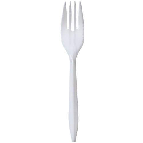 McKesson Forks, Plastic, Medium Weight, White, 1000/cs | Buy at Mountainside Medical Equipment 1-888-687-4334