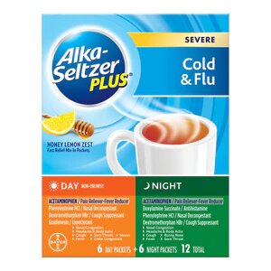 Mountainside Medical Equipment | Alka-Seltzer, Alka-Seltzer Plus, Cold and Flu Medicine, Honey Lemon, Packets, Severe Cold and Flu