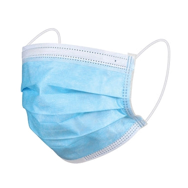 Buy Mountainside Medical Equipment Face Mask with Ear Loops, Blue, 3ply, Latex Free, 25/pk  online at Mountainside Medical Equipment