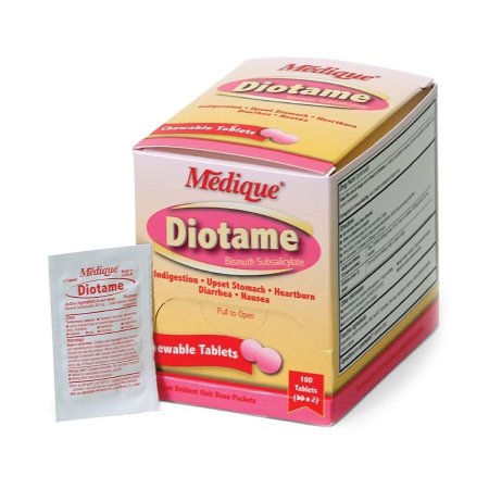 Buy Medique Diotame Bismuth Packets Unit Dose 100 Tablets (50 x 2)  online at Mountainside Medical Equipment
