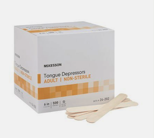 Shop for McKesson Tongue Depressors Non-Sterile Adult 6" 500/bx used for Tongue Depressors