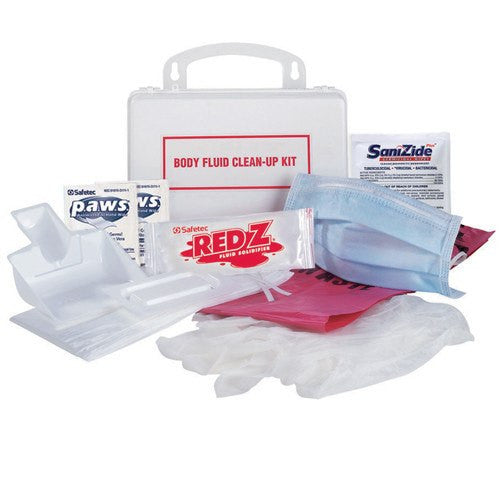 Body Fluid Clean-up Kit with Hard Case ensures safe biohazard handling and infection prevention in any setting.