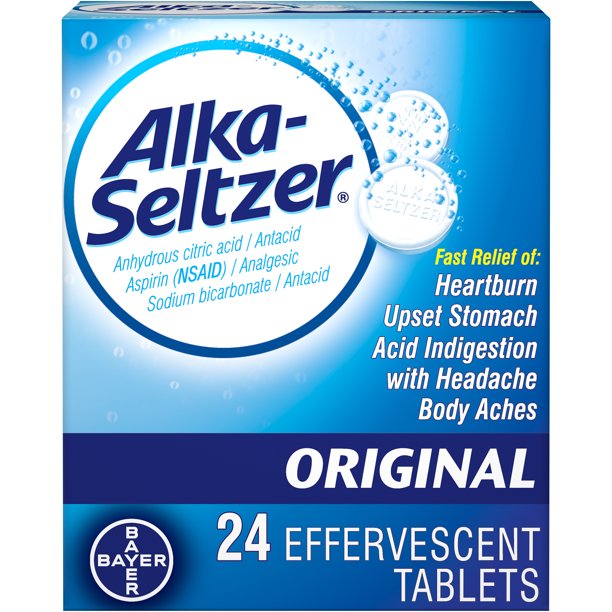 Buy Cardinal Health Alka-Seltzer Original Heartburn Relief Antacid Tablets, 24 count  online at Mountainside Medical Equipment