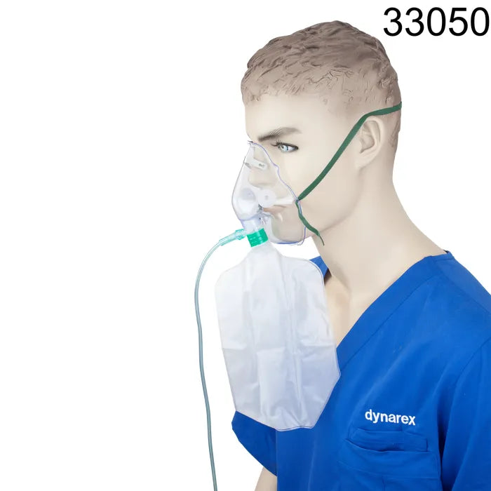 Buy Amsino Non-Rebreathing Oxygen Mask, Adult with 7' tubing, Universal Connector and vent  online at Mountainside Medical Equipment