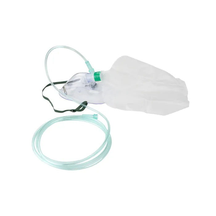 Buy Amsino Non-Rebreathing Oxygen Mask, Adult with 7' tubing, Universal Connector and vent  online at Mountainside Medical Equipment