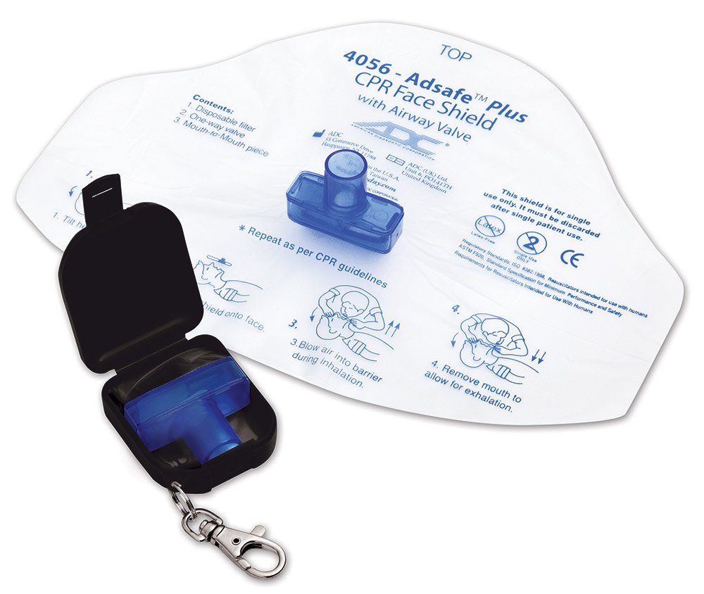 CPR Face Shield with Airway Shield Keychain — Mountainside Medical Equipment