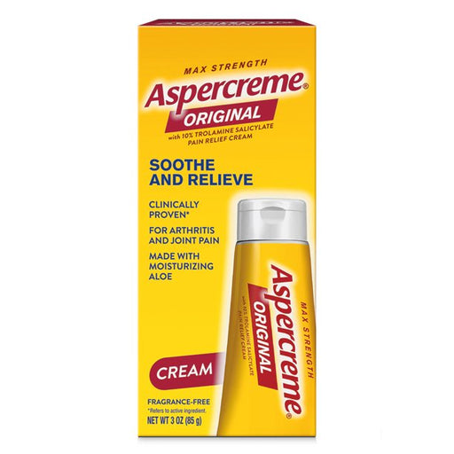 Chattem Aspercreme Original Pain Relieving Cream 3 oz | Mountainside Medical Equipment 1-888-687-4334 to Buy