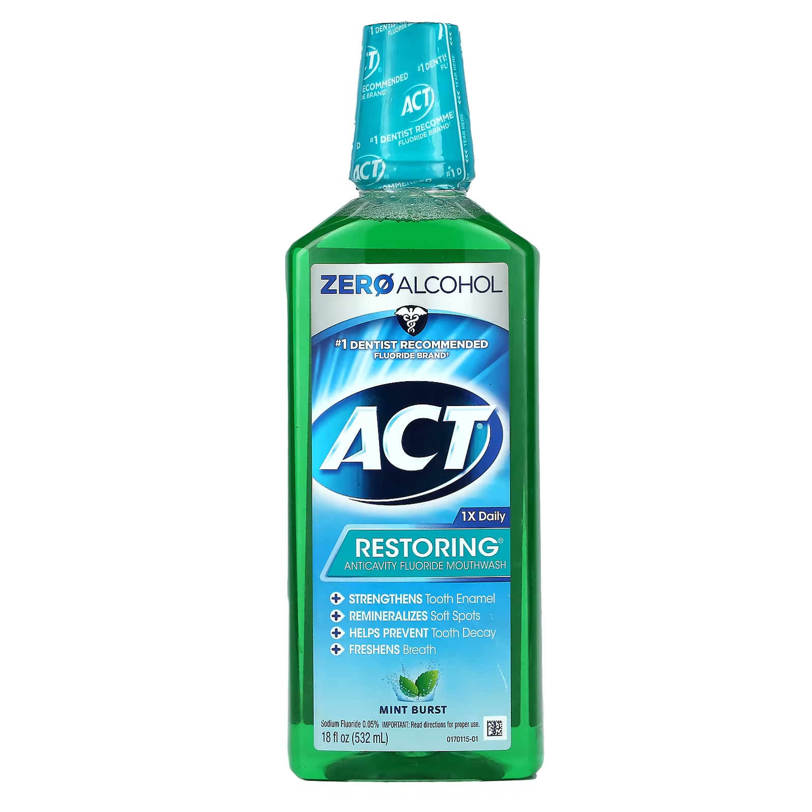 ACT Restoring Anticavity Mouthwash 18 oz — Mountainside Medical Equipment