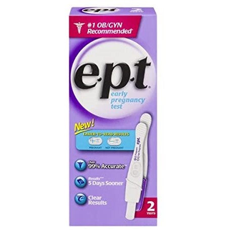 NFI Consumer E.P.T. Early Detection Pregnancy Test, 2 Pack | Buy at Mountainside Medical Equipment 1-888-687-4334