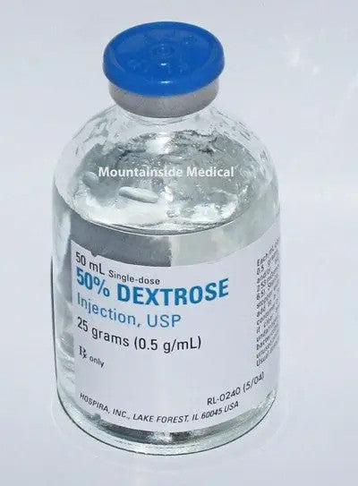 Buy Pfizer Injectables Pfizer 50% Dextrose For Injection 50mL Vials, 25/tray (Rx)  online at Mountainside Medical Equipment