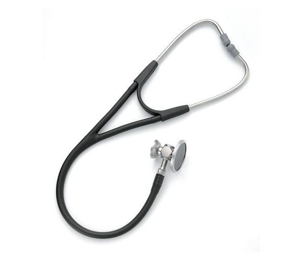 Harvey Deluxe Double Head Stethoscope, Black, 28