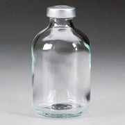 Empty Glass Vial Sterile 100mL Clear, Single Vial for medicine storage, lab safety, and healthcare use.