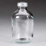 Empty Glass Vial, Sterile 50 mL - 20 mm diameter, Clear, 25/tray for safe lab use and medical storage.