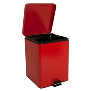 Entrust Trash Can with Plastic Liner & Steel Step On Square, 20 Quart