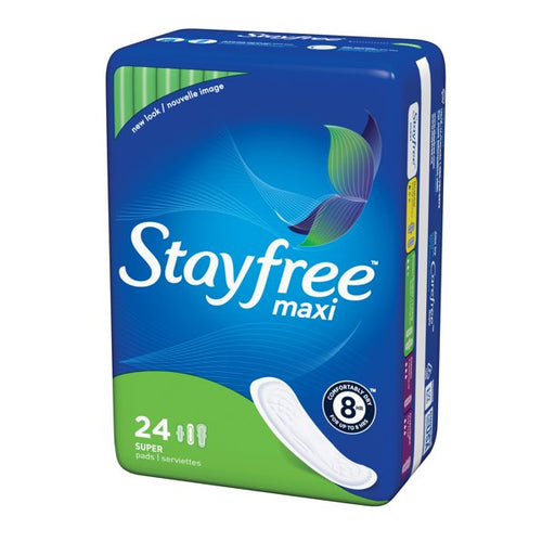 Shop for Stayfree Maxi Pads Super 24 ct used for Maxi Pads
