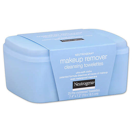 Cardinal Health Neutrogena Makeup Remover Ultra-Soft Cleansing Towelettes Tub, 25 ct | Buy at Mountainside Medical Equipment 1-888-687-4334