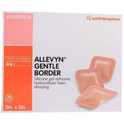 Buy Smith & Nephew Allevyn Gentle Border Gel Adhesive Foam Dressing 3" x 3" (10 Pack)  online at Mountainside Medical Equipment