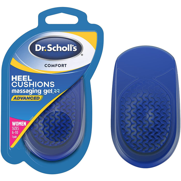 Buy Cardinal Health Dr. Scholl's Heel Cushions with Massaging Gel Advanced, for Women Sizes 6-10  online at Mountainside Medical Equipment