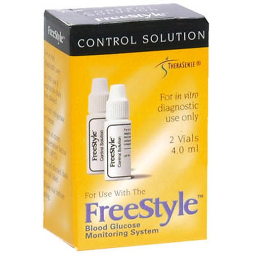 Cardinal Health FreeStyle Control Solution 4 mL, 2 count | Mountainside Medical Equipment 1-888-687-4334 to Buy