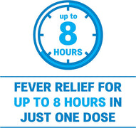 8 Hour relief from Children's Advil Junior Strength 100mg Chewable Grape Tablets
