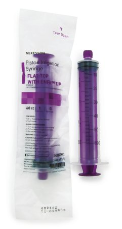 Buy McKesson Enteral Feeding / Irrigation Syringe, 60 mL, Enfit Tip, 50/bx  online at Mountainside Medical Equipment