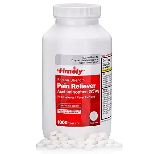 Buy Time Cap Labs Acetaminophen 325 mg Tablets 1000 Bulk Bottle  online at Mountainside Medical Equipment