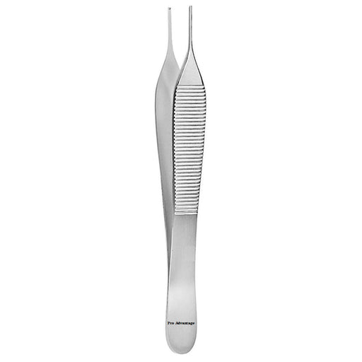 Pro Advantage Adson Tissue Forceps, Stainless Steel 4 3/4", 1 x 2 teeth | Mountainside Medical Equipment 1-888-687-4334 to Buy