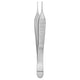 Adson Tissue Forceps, Stainless Steel 4 3/4", 1 x 2 teeth