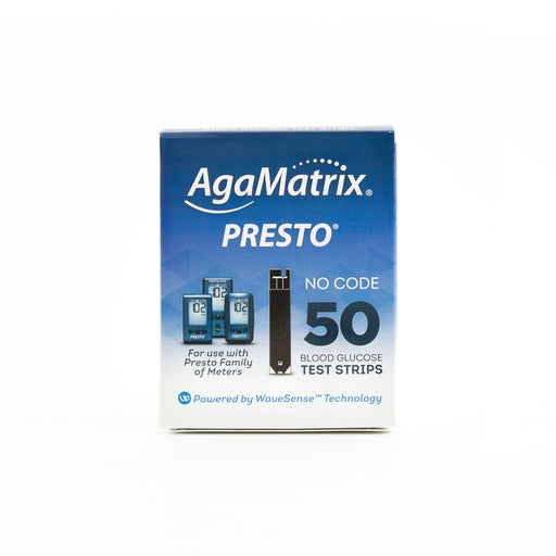 Buy AgaMatrix AgaMatrix WaveSense Presto Blood Glucose Test Strips 50ct  online at Mountainside Medical Equipment