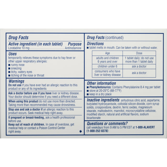 Buy Foundation Consumer Healthcare Alavert 24-Hour Allergy Relief Tablets Citrus Burst 60 ct  online at Mountainside Medical Equipment