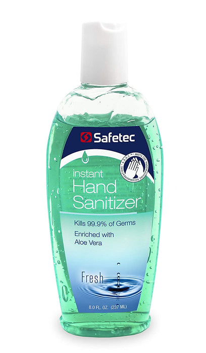Buy Safetec Aloe Vera Instant Hand Sanitizer with 66.5% Ethyl Alcohol 8 oz  online at Mountainside Medical Equipment
