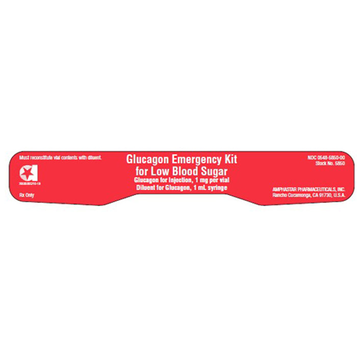 Amphastar Pharmaceuticals Amphastar Glucagon Emergency Kit 1 mg/mL for Low Blood Sugar | Buy at Mountainside Medical Equipment 1-888-687-4334