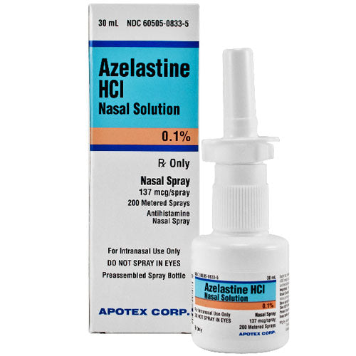 Buy Apotex Corp Perrigo Azelastine Allergy Relief Nasal Spray  online at Mountainside Medical Equipment