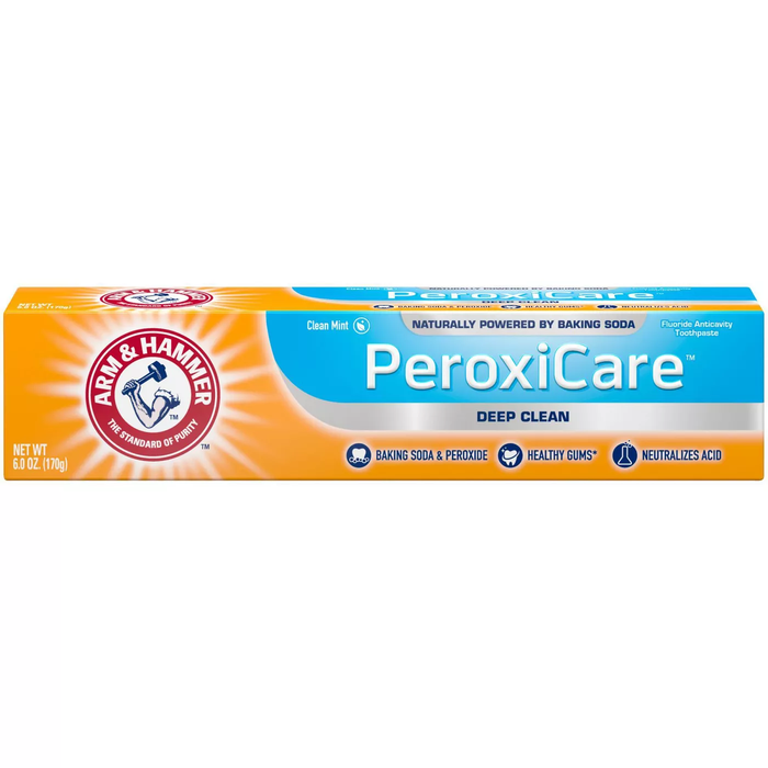 Arm & Hammer PeroxiCare Baking Soda & Peroxide Toothpaste 6.3 oz — Mountainside Medical Equipment