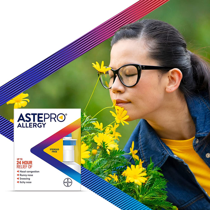 Buy Bayer Healthcare Astepro Allergy Nasal Spray, 24-Hour Allergy Relief, Steroid-Free Antihistamine, 60 Metered Sprays  online at Mountainside Medical Equipment