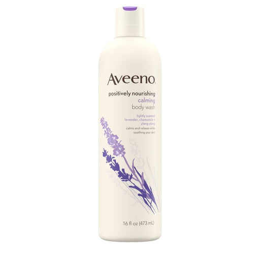 Buy Johnson and Johnson Consumer Inc Aveeno Positively Nourishing Calming Body Wash 16 oz  online at Mountainside Medical Equipment
