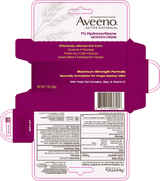 Buy Johnson & Johnson Aveeno Maximum Strength 1% Hydrocortisone Anti-Itch Cream 1 oz  online at Mountainside Medical Equipment