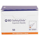 BD Hypodermic Needles 25G x 5/8" SafetyGlide 50/box