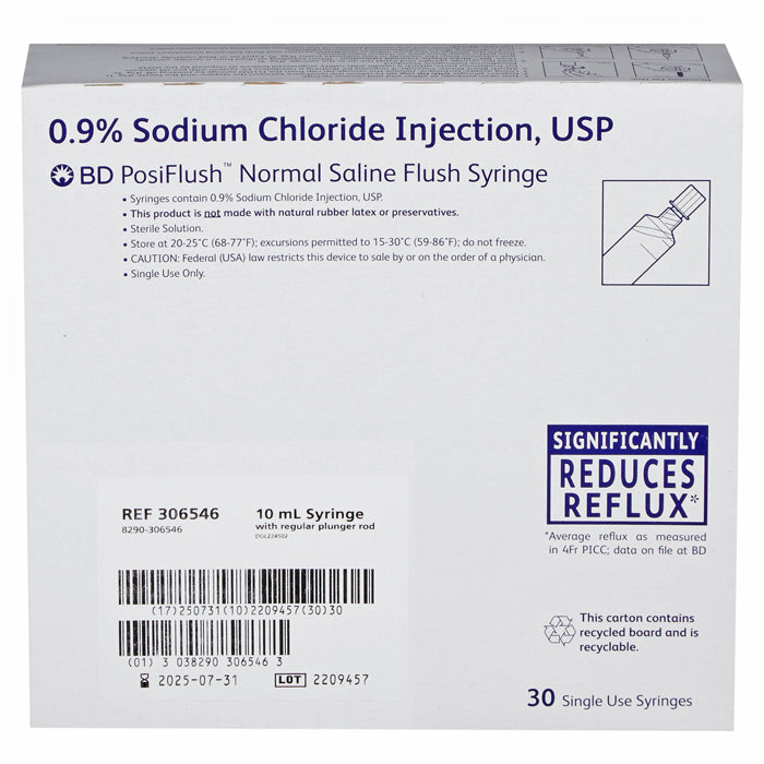 IV Flush Solution Sodium Chloride 0.9 PosiFlush Prefilled Syringe