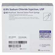 PosiFlush BD Saline Flush Syringes IV Flush Solution Sodium Chloride 0.9% Injection