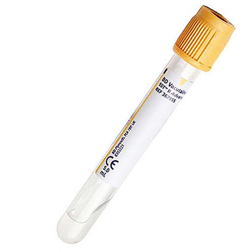 Blood Collection | BD 367977 Vacutainer SST Blood Collection Tubes 4 mL 13mm x 100mm, 100/box