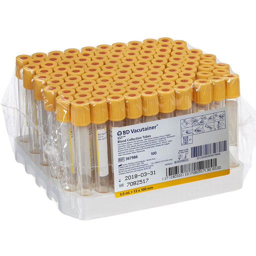 BD 367986 Vacutainer SST Blood Collection Tubes 5 mL 13mm x 100mm