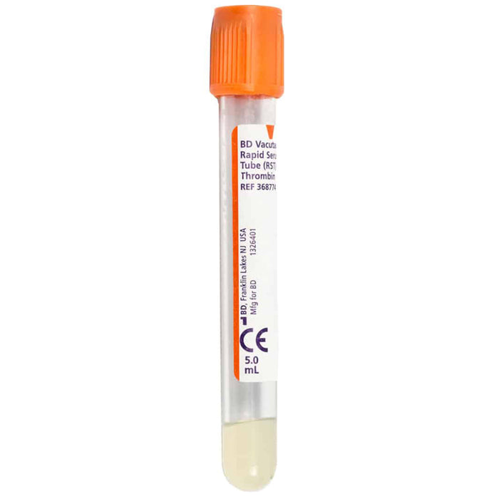 Buy BD BD 368774 Vacutainer Rapid Serum Tubes (RST) Blood Collection Tubes 8 mL 13mm x 100mm, 100/box  online at Mountainside Medical Equipment